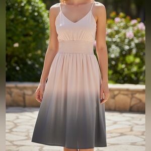 Lightweight Ombre Maxi Dress